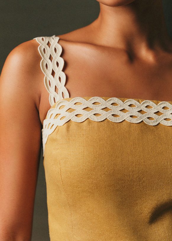 Clairis Top - Biscuit - Linen - Sézane