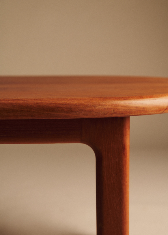 Table basse in teck années 1960