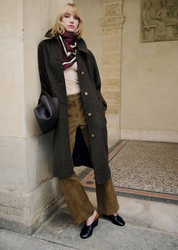 Clyde Coat - Camel - Organic Cotton - Sézane