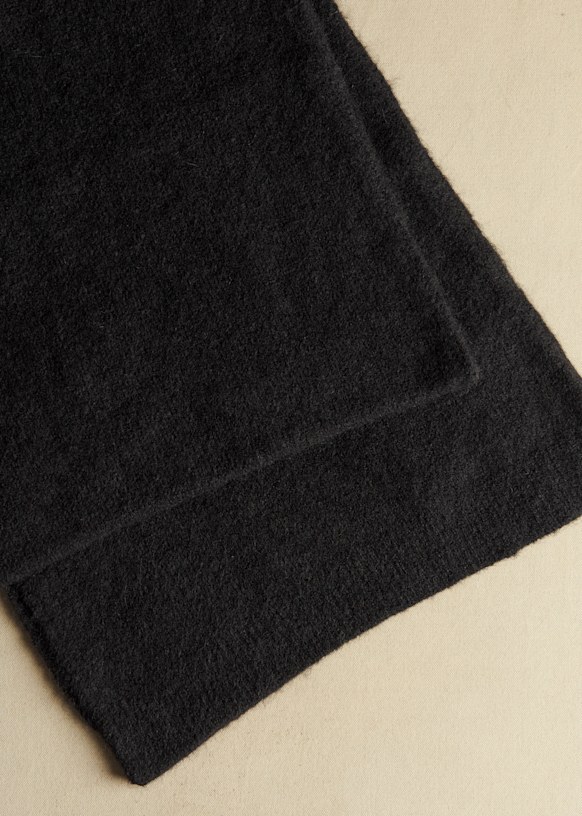 Marianne Scarf - Black - Baby Alpaca - Sézane