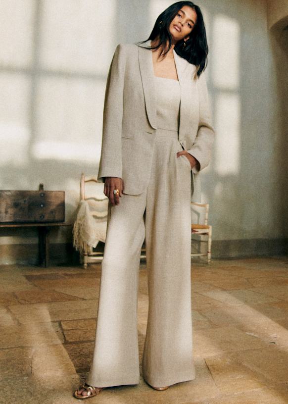 Veste Gina - Biscuit - Lin - Sézane