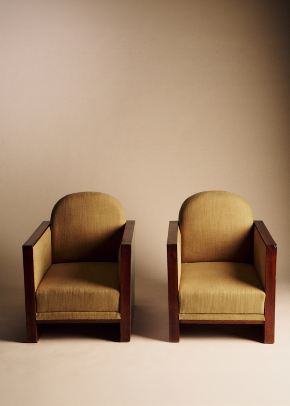 Paire of fauteuils art déco