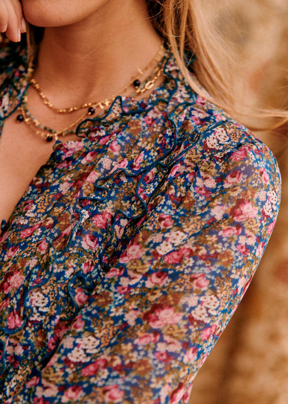 Blouse fleurie sezane best sale