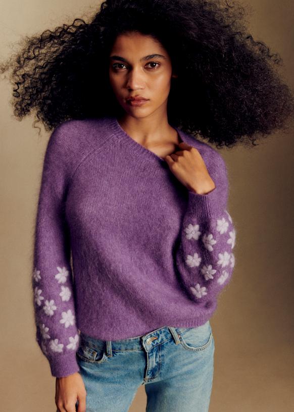 Mélanie Jumper - Amethyst / Lila - Kid mohair - Sézane