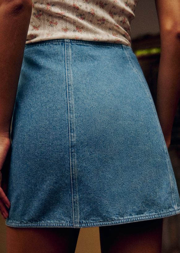 Fox Skirt - Washed - Organic cotton - textile made from organic