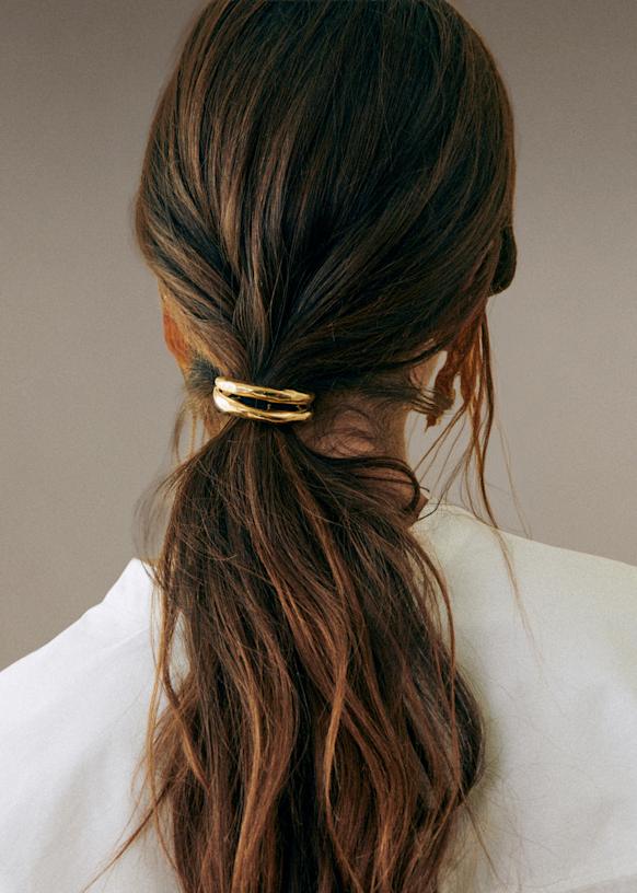 Scrunchie Adina - Gold - Majority recycled brass - Sézane