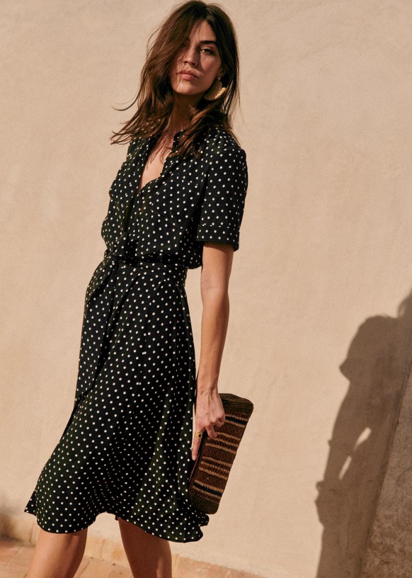 sezane midi dress