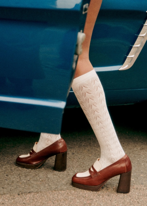 Jessie Loafers - Choco multi - Bovine leather - Sézane