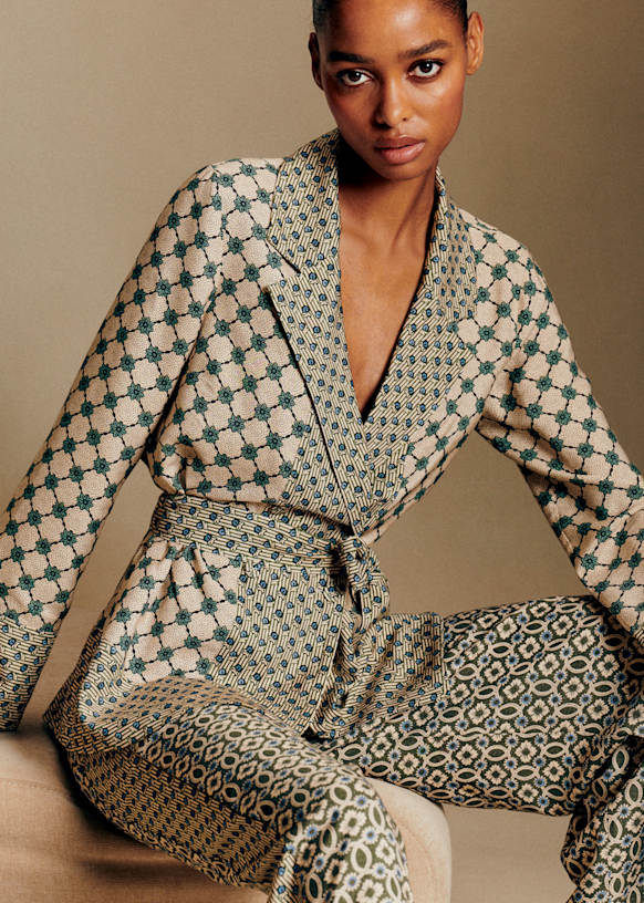 Amiris Shirt - Sézane x Antoinette Poisson - Dominote Patchwork