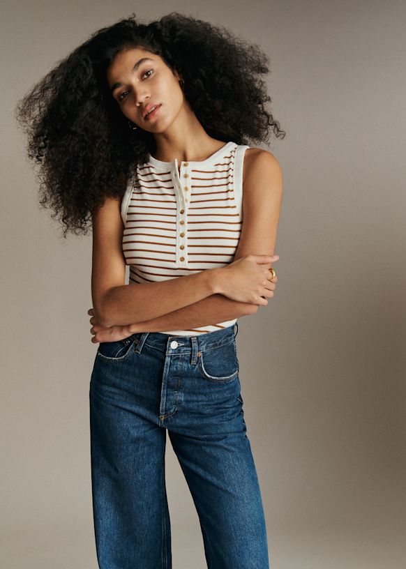Félicien Top - Black - Cotton - Sézane