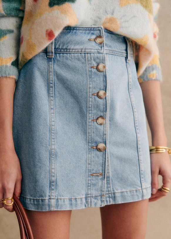 Jupe jean sezane cheap