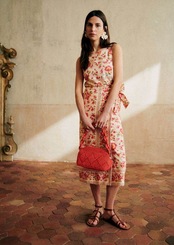 Manola Skirt - Cornelia Print - Viscose ECOVERO™ LENZING™ - Sézane
