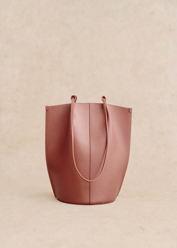Bolso Romie Palo de Rosa Liso Octobre Editions