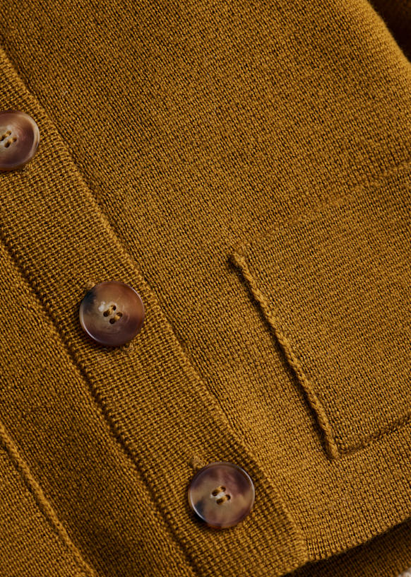 Betty Cardigan - Rosewood - Merino Wool - Sézane