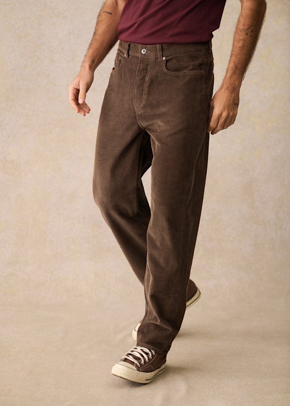 Corduroy Albano Trousers - Light Beige - Organic Cotton