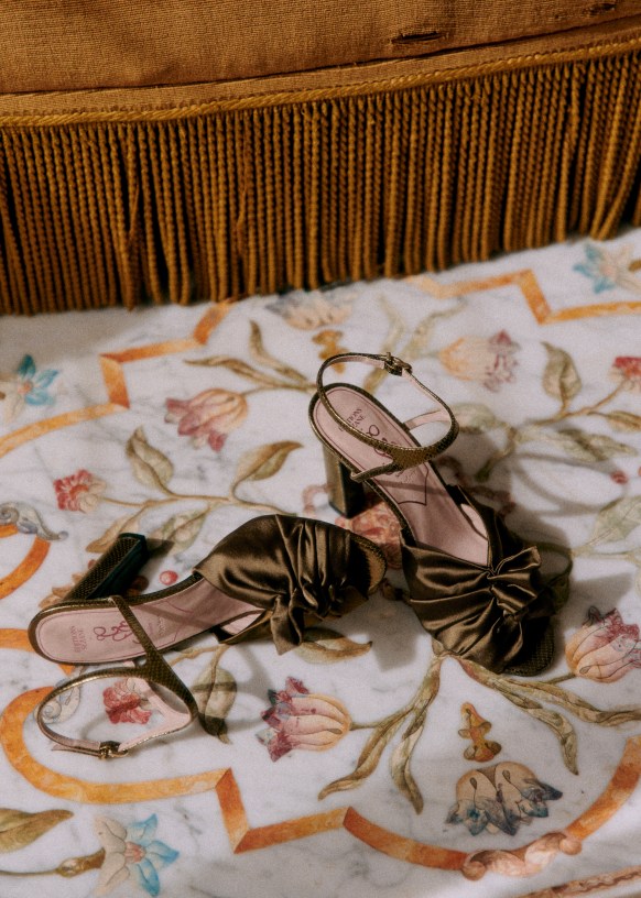 Marlene Sandals - CFM Souliers x Editions Sézane - Embossed