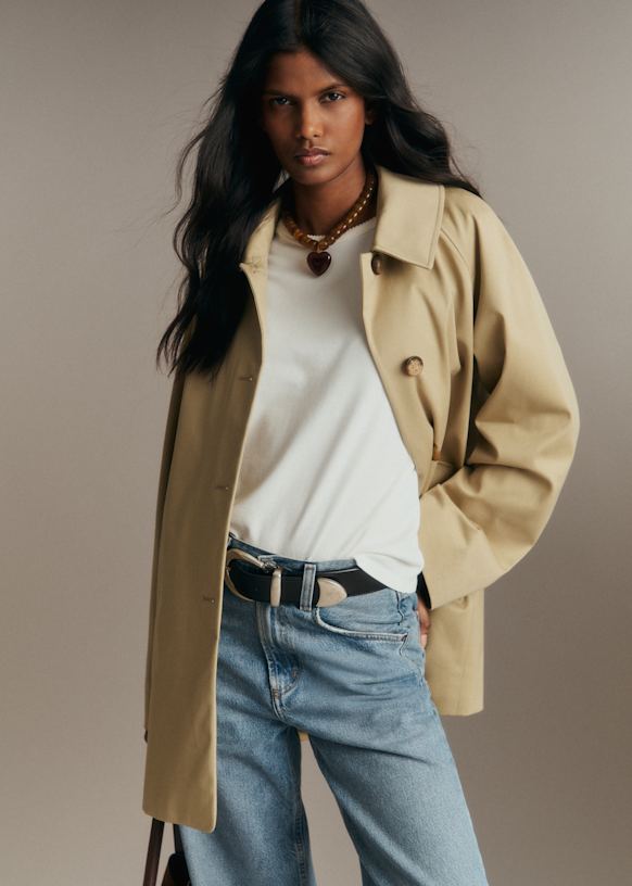 Carter Jacket - Bronze - Goat leather - Sézane