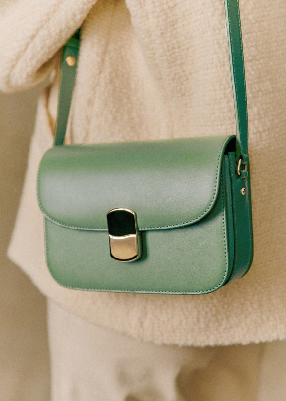 Mini Milo Classic Pastel Bag - Smooth mint green - Smooth goatskin