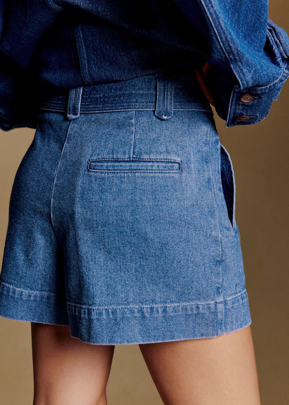 Sezane Rome デニム　ショートパンツ　34 Sezane Rome デニム ショートパンツ 34