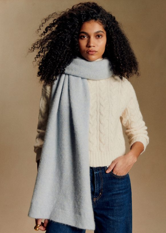 SÉZANE セザンヌ MARIANNE マキシスカーフ マフラー 黒 ブラック SÉZANE セザンヌ MARIANNE マキシスカーフ マフラー 黒 ブラック