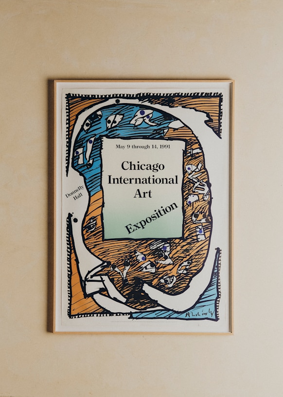 Affiche Chicago International Art, 1991