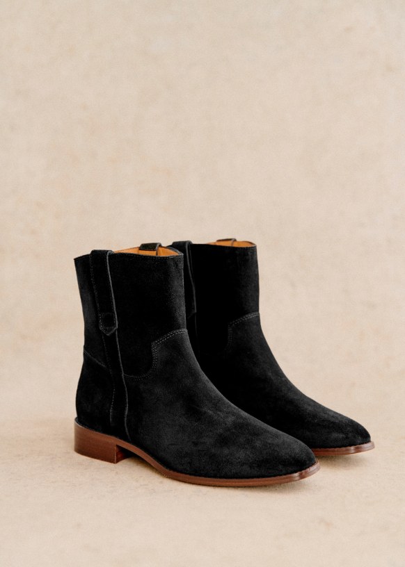 Low Gabbie Ankle Boots Sezane Taupe 37 Woman