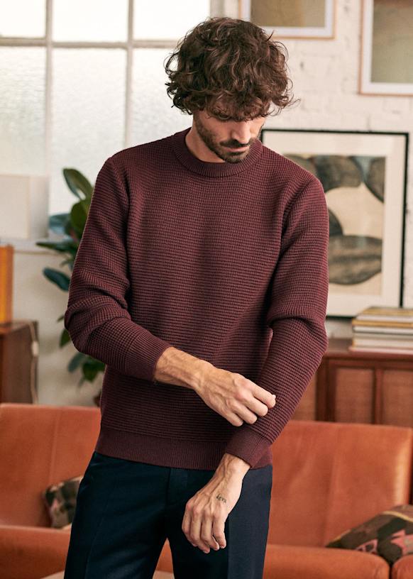Chuck Sweater - Khaki - Wool - Sézane