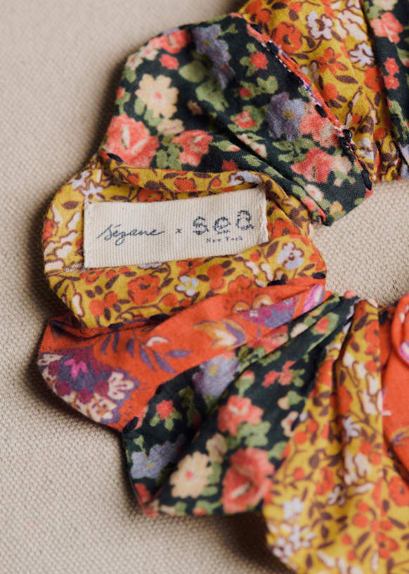 Large scrunchie - Sézane x Sea NY - Woodstock Patchwork - GRS