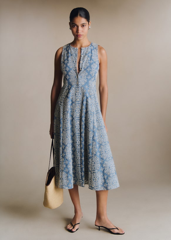 ANNALUISA Dress - Black - Linen - Szane ANNALUISA Dress - Black - Linen - Szane