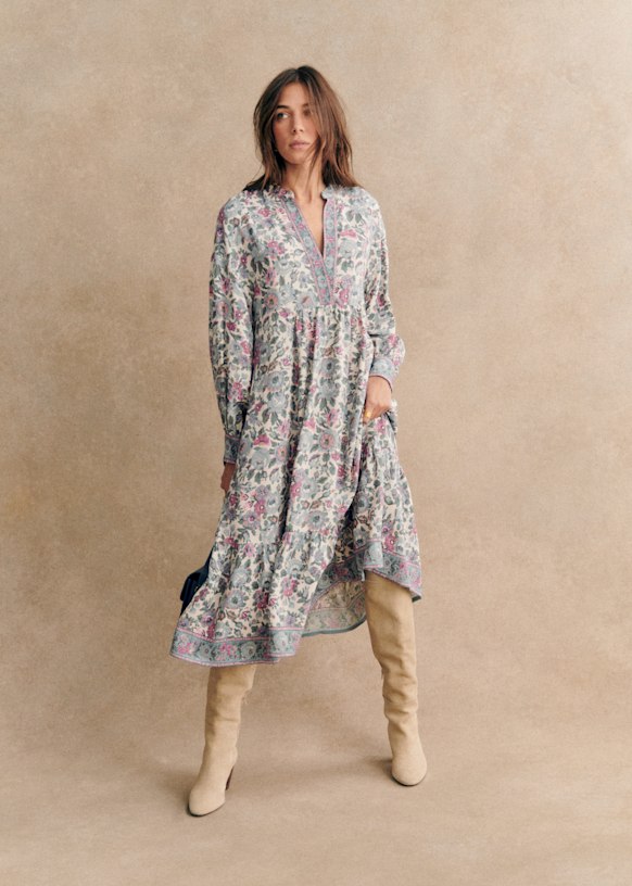 Colette Thigh High Boots - Black - Bovine leather - Sézane