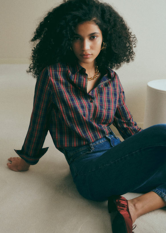 Chemise Tomboy - Carreaux Écossais Rouge