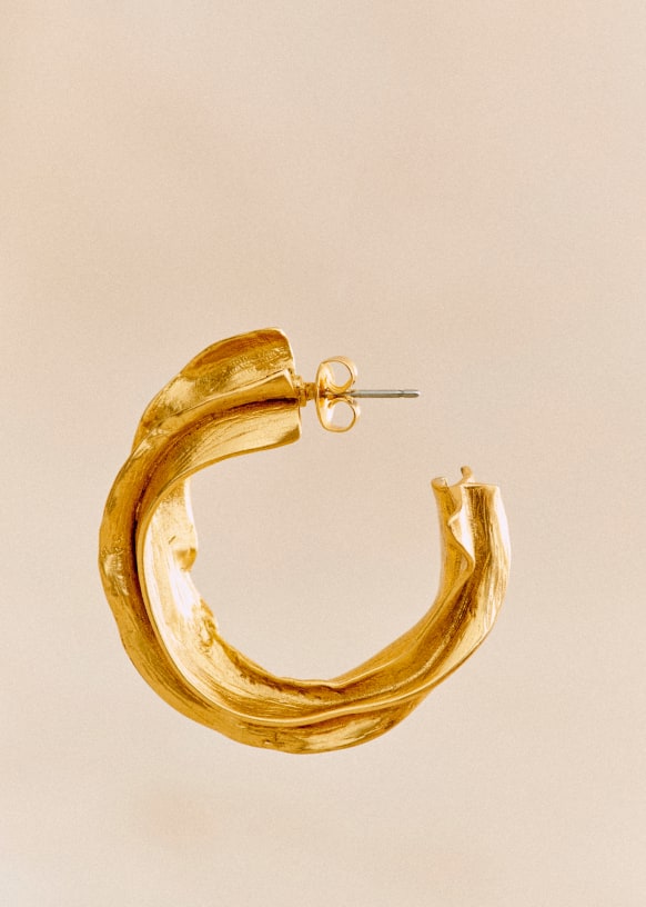 Abel Earrings - Gold - Recycled brass - Sézane
