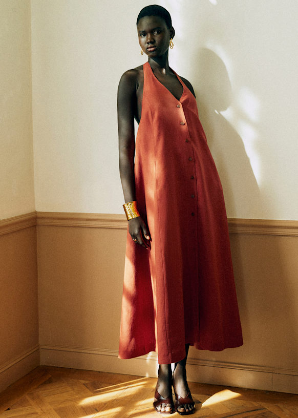 VIMALA Dress - Szane - Chestnut - 46 - Woman VIMALA Dress - Szane - Chestnut - 46 - Woman