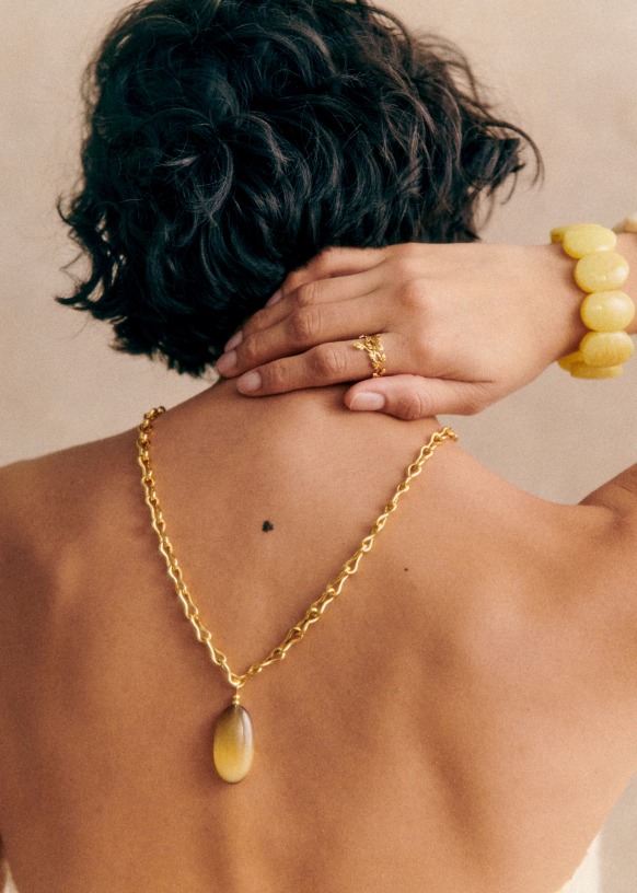 Brass necklace for clearance daily wear