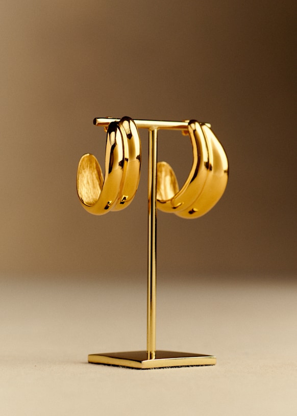Mariza Earrings - Gold - Brass - Sézane