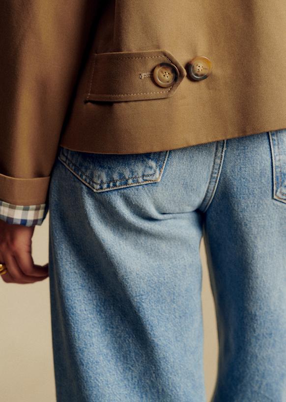 sezane ショート　スプリングコート　ジャケット BOBBY Sezane Bobby Jacket – Classic, Timeless Elegance