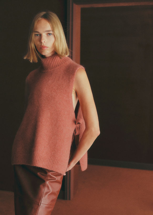 Axel セーター - パールグレー - ベビーアルパカ - Sézane