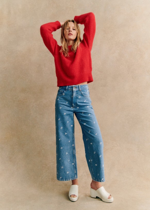 Pull rouge sezane new arrivals