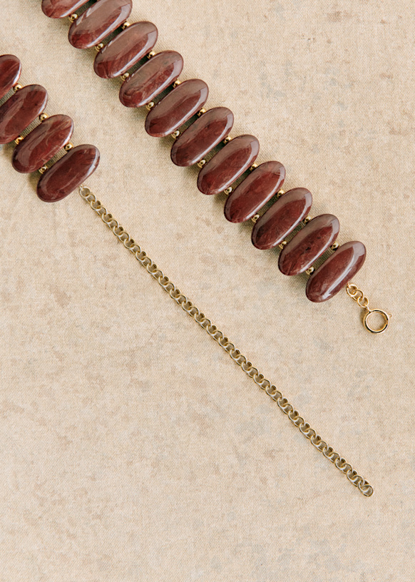 Sézane Octavie Belt Octavie Belt - Mahogany - Resin - Sézane main image 3