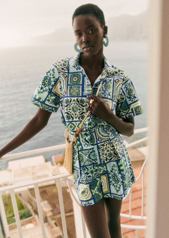 CHEMISE LIVIA SEZANE X MOMONI