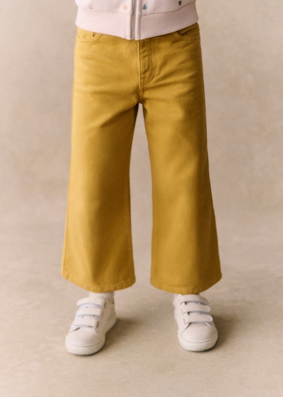 Le Crop Ochre Organic cotton organic textile Sezane