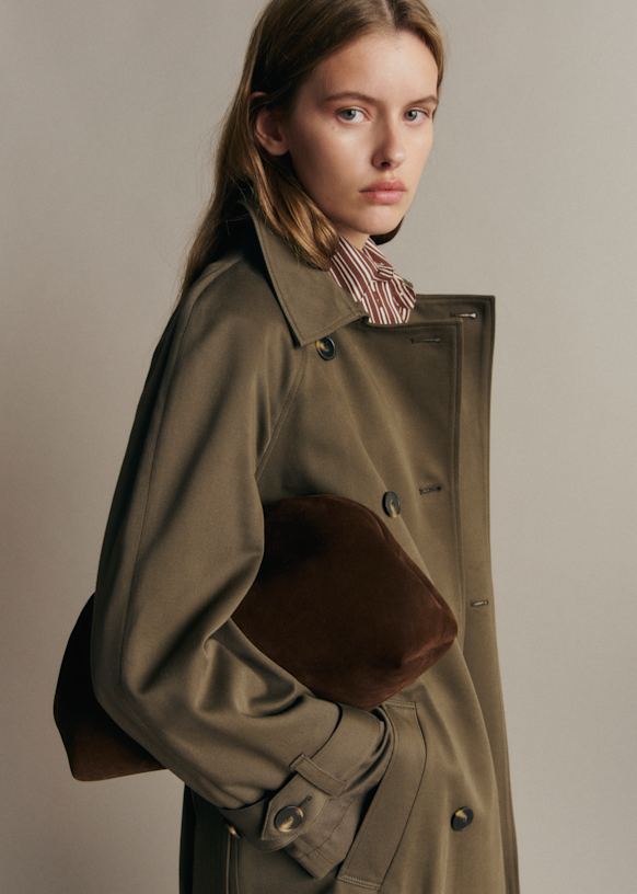 PIERCE Coat - Beige - Viscose ECOVERO™ LENZING™ - Sézane