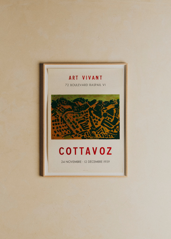 Affiche Art Vivant, Cottavoz, 1959