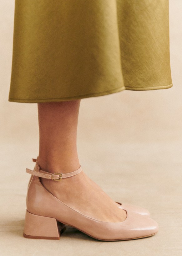 Light pink mary janes best sale