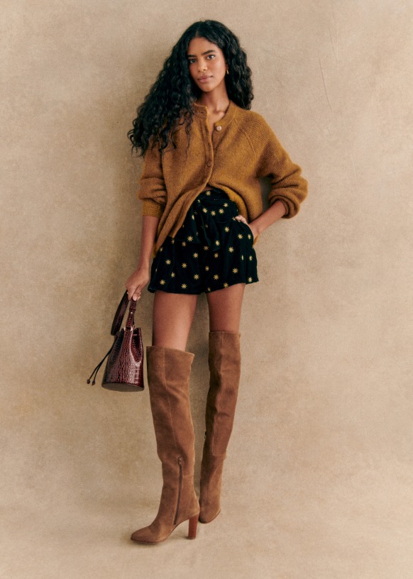 Othello Cardigan - Cinnamon - Baby Alpaca - Octobre Éditions