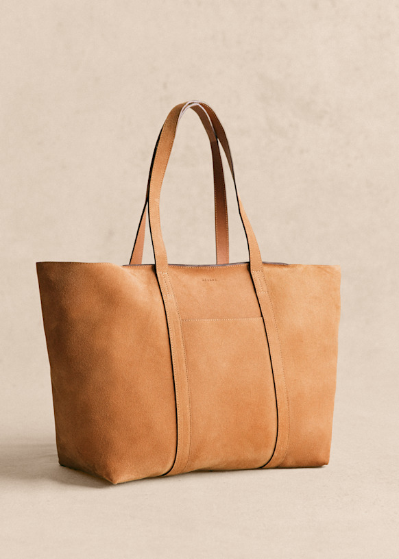Gabin Bag - Textured Black - Bovine leather - Sézane