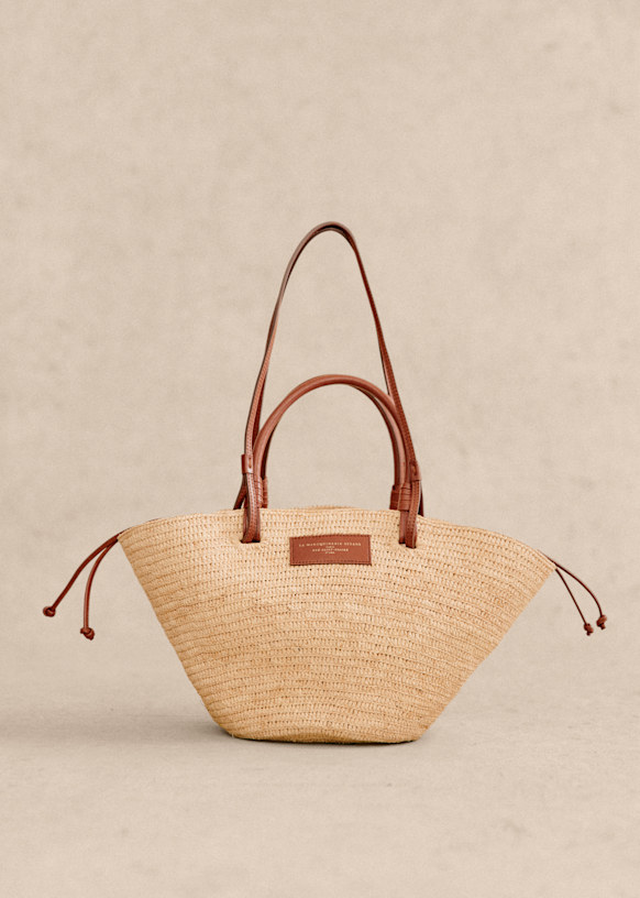 Panier Justine - Raphia Naturel - Raphia - Sézane