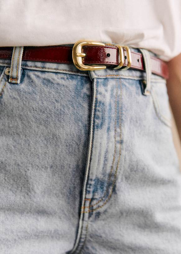 Livie Belt - Leopard - Bovine leather - Sézane