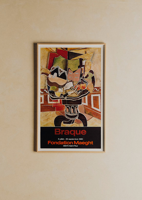 Affiche Fondation Maeght, Braque, 1980