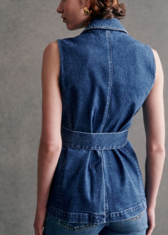 Antonina ジャケット - ブラック - Sézane